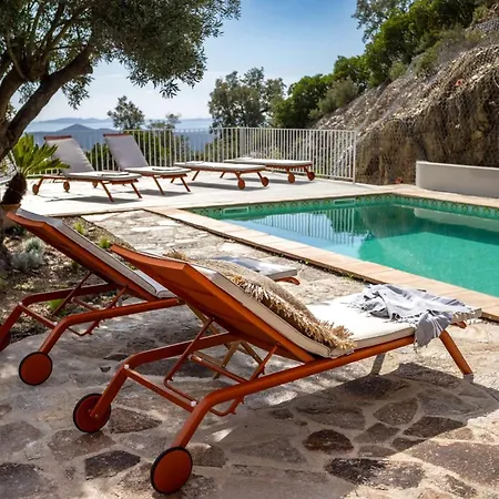 Mimosa, Climatisee Avec Piscine Et Vue Pour 10 Personnes A